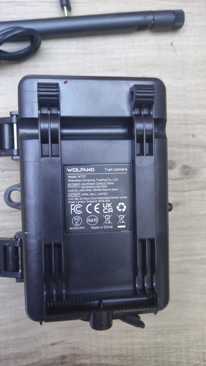 WOLFANG 4G/LTE Wildkamera Solar WT07, 2K 48MP Live Übertragung, I39001