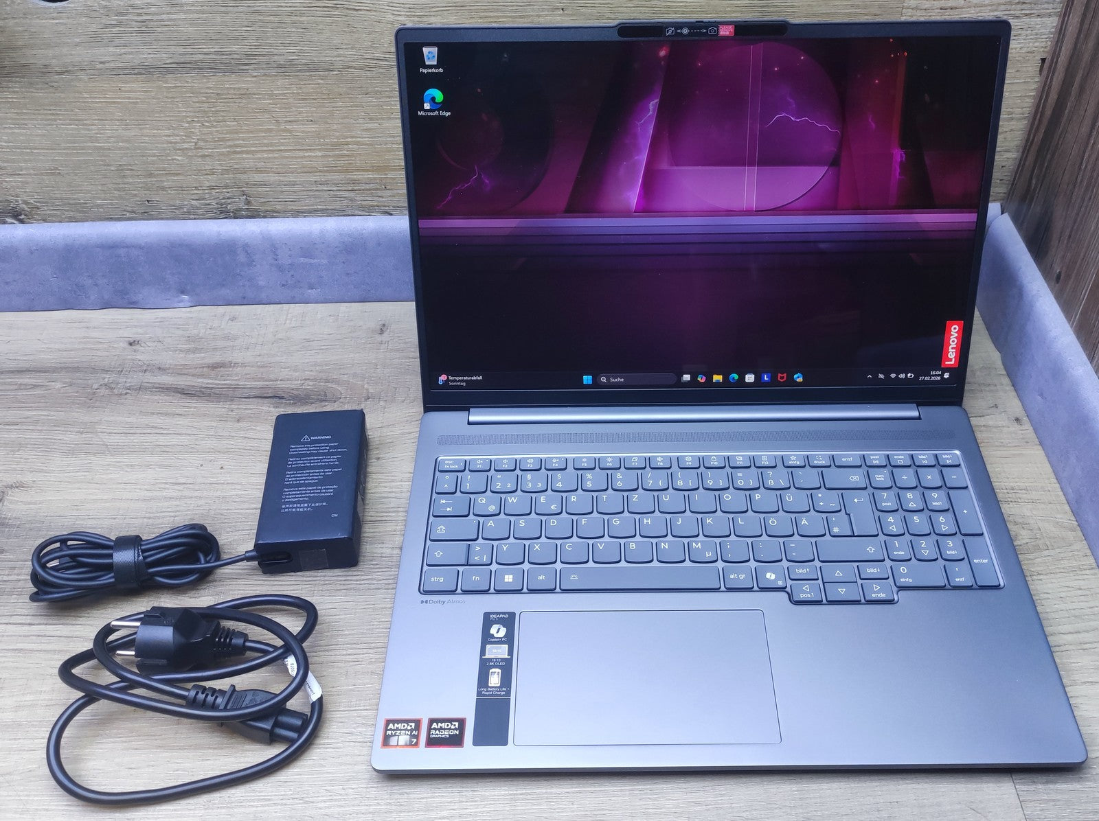 Lenovo IdeaPad Pro 5 16AKP10 Notebook 16" Ryzen AI 7 350 Radeon 860M 32GB 1TB
