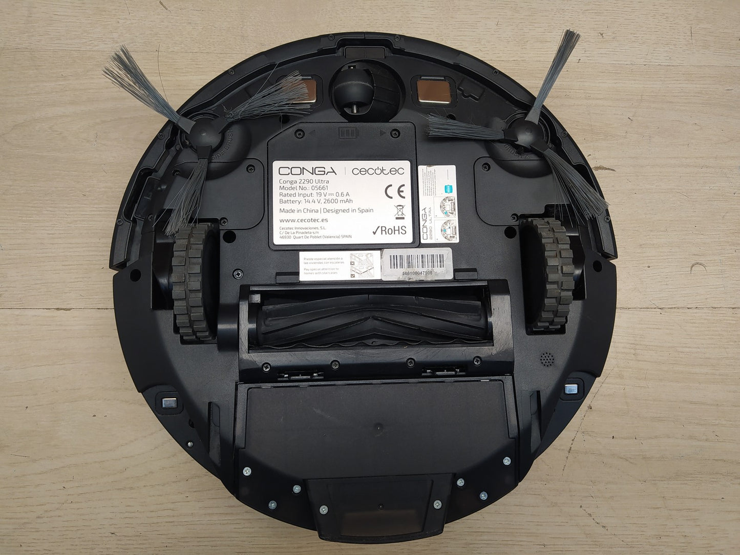 Cecotec Conga 2290 Ultra Saugroboter mit Wischfunktion (05661), I36508