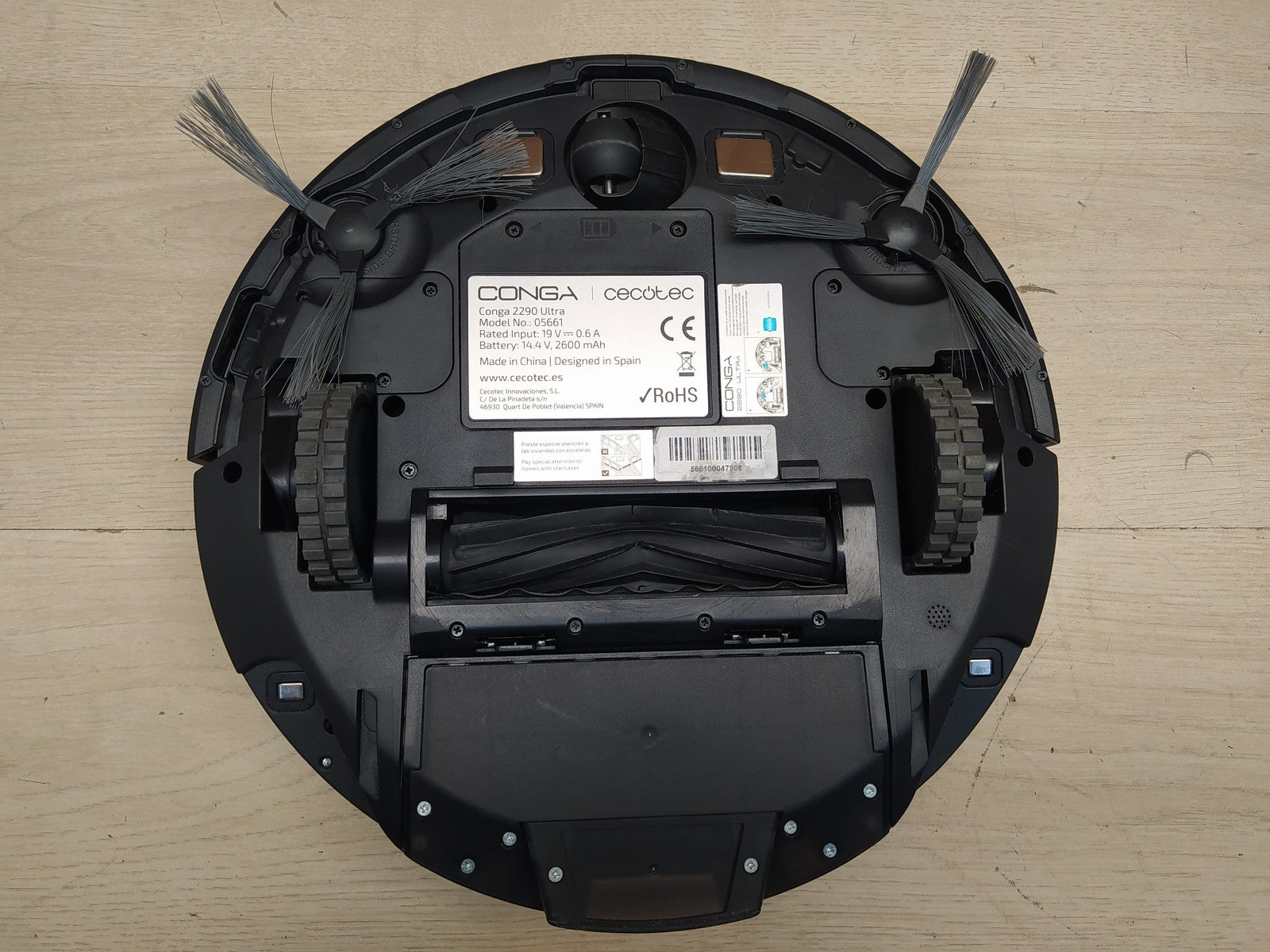Cecotec Conga 2290 Ultra Saugroboter mit Wischfunktion (05661), I36508