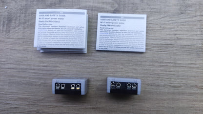 2x Shelly PM Mini Gen3 Intelligenter WLAN und Bluetooth Stromzähler, I36651