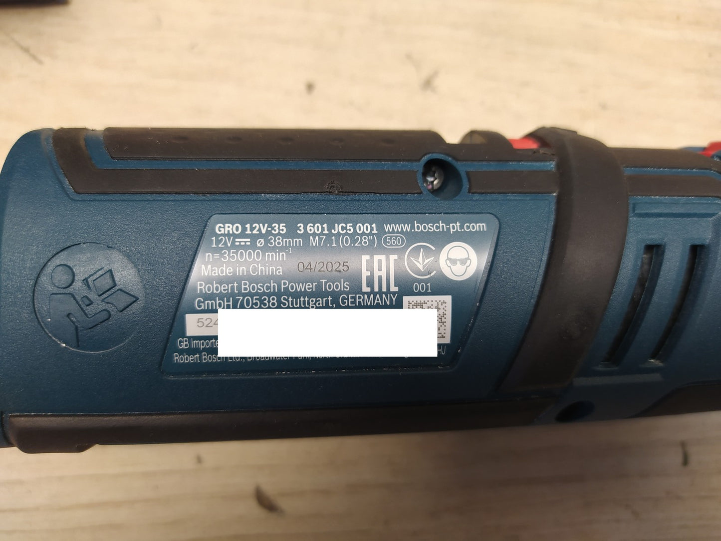 Bosch Akku-Rotationswerkzeug GRO 12V-35 Solo, 12V, I37952