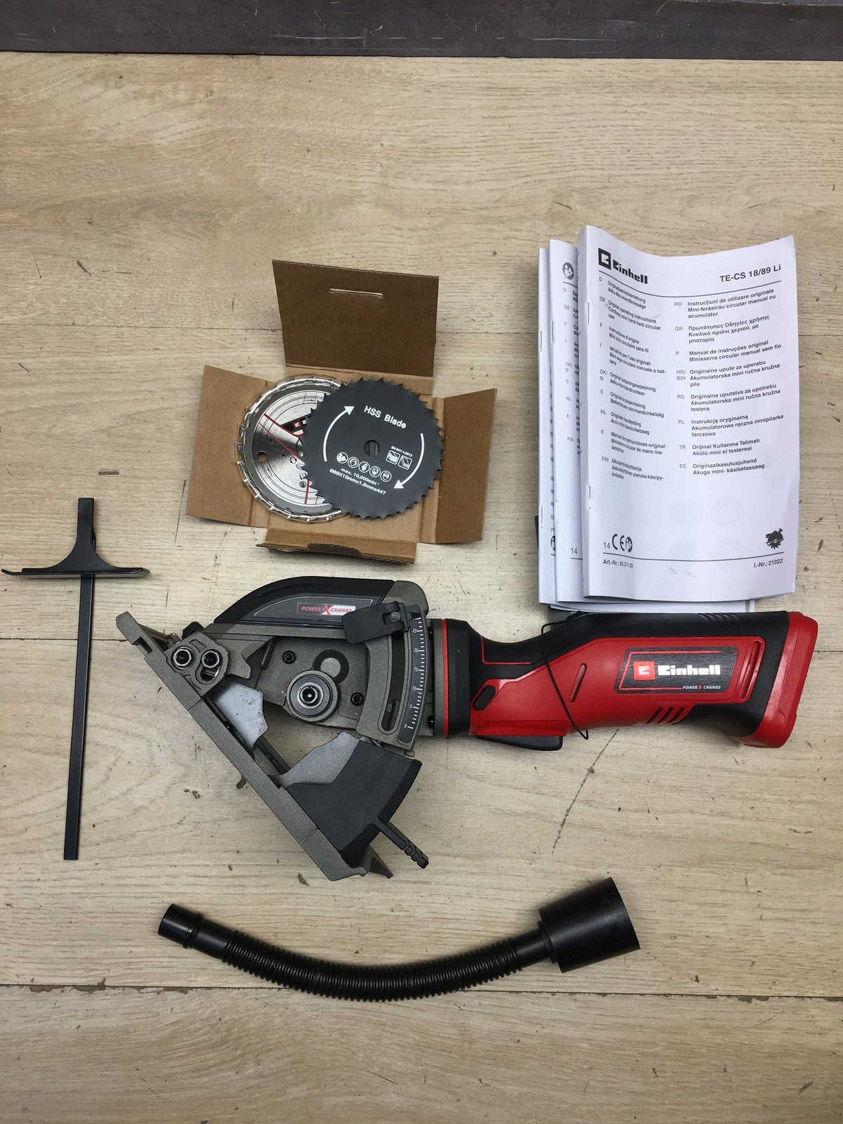 Einhell Akku-Mini-Handkreissäge TE-CS 18/89 Li Solo, I40827