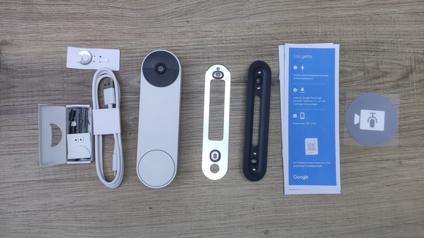 Google Nest Doorbell akkubetriebene Türklingel mit Videofunktion, I35508
