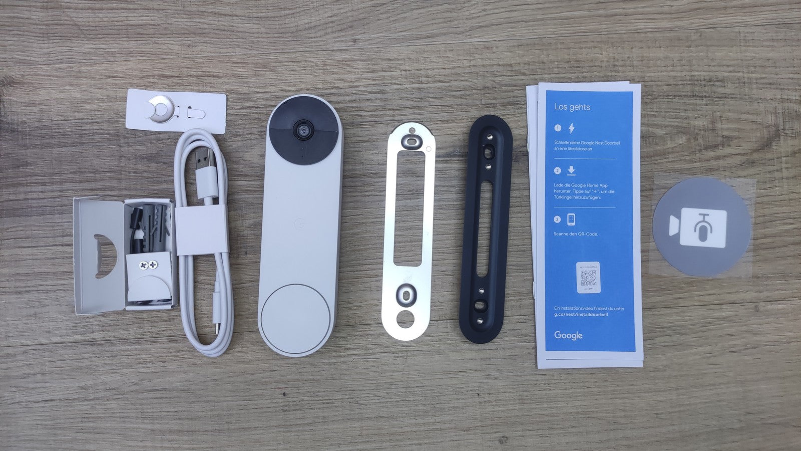 Google Nest Doorbell akkubetriebene Türklingel mit Videofunktion, I35508