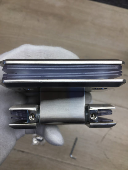 Amig Zamak Duschscharnier 19958, 88 x 54 mm, 8-12 mm Dicke, Nickel matt, I40020