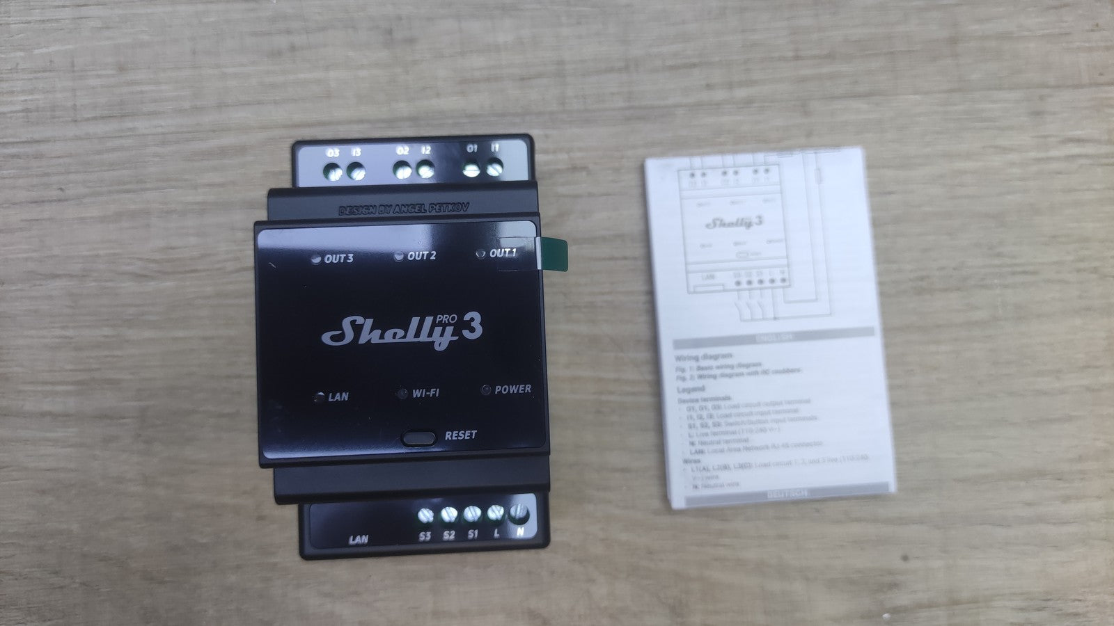 Shelly Pro 3 Wlan, LAN & Bluetooth 3 Kanäle Smart Relais, I39067