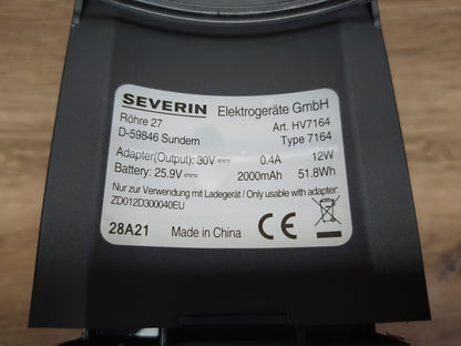 SEVERIN HV 7164 Stiel- und Handstaubsauger, leistungsstark, I39197