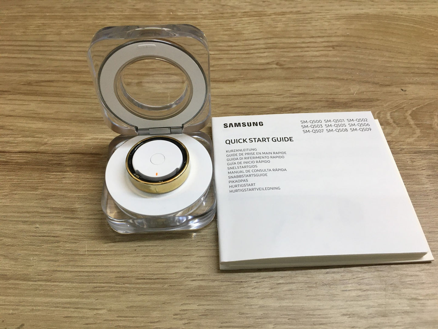 Samsung Galaxy Smart Ring Titanium Gold SM-Q503, Größe 13 (US), I39757