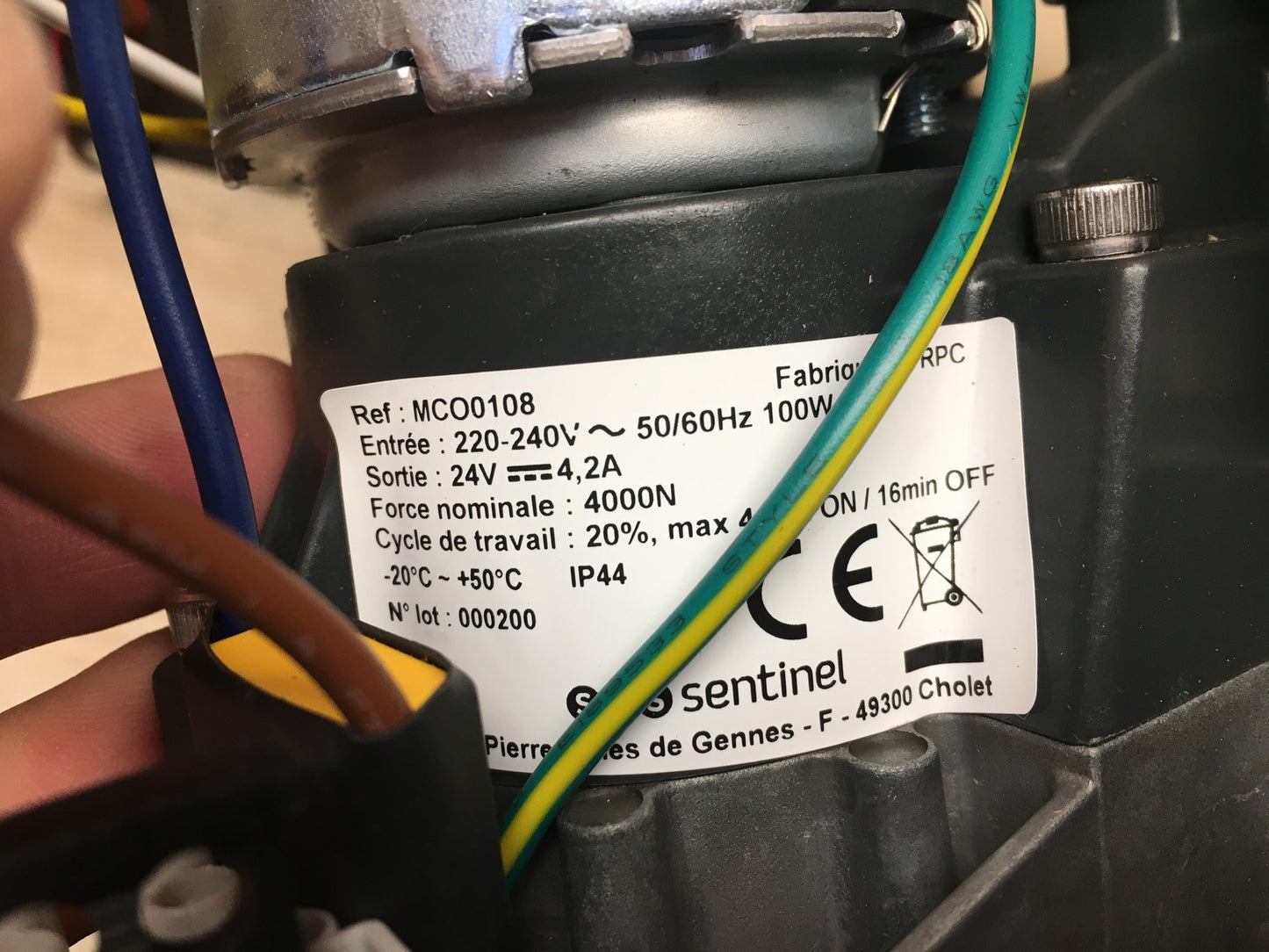 SCS Sentinel MCO0108 Zahnstangenantrieb für Schiebetore, 24V, I35811