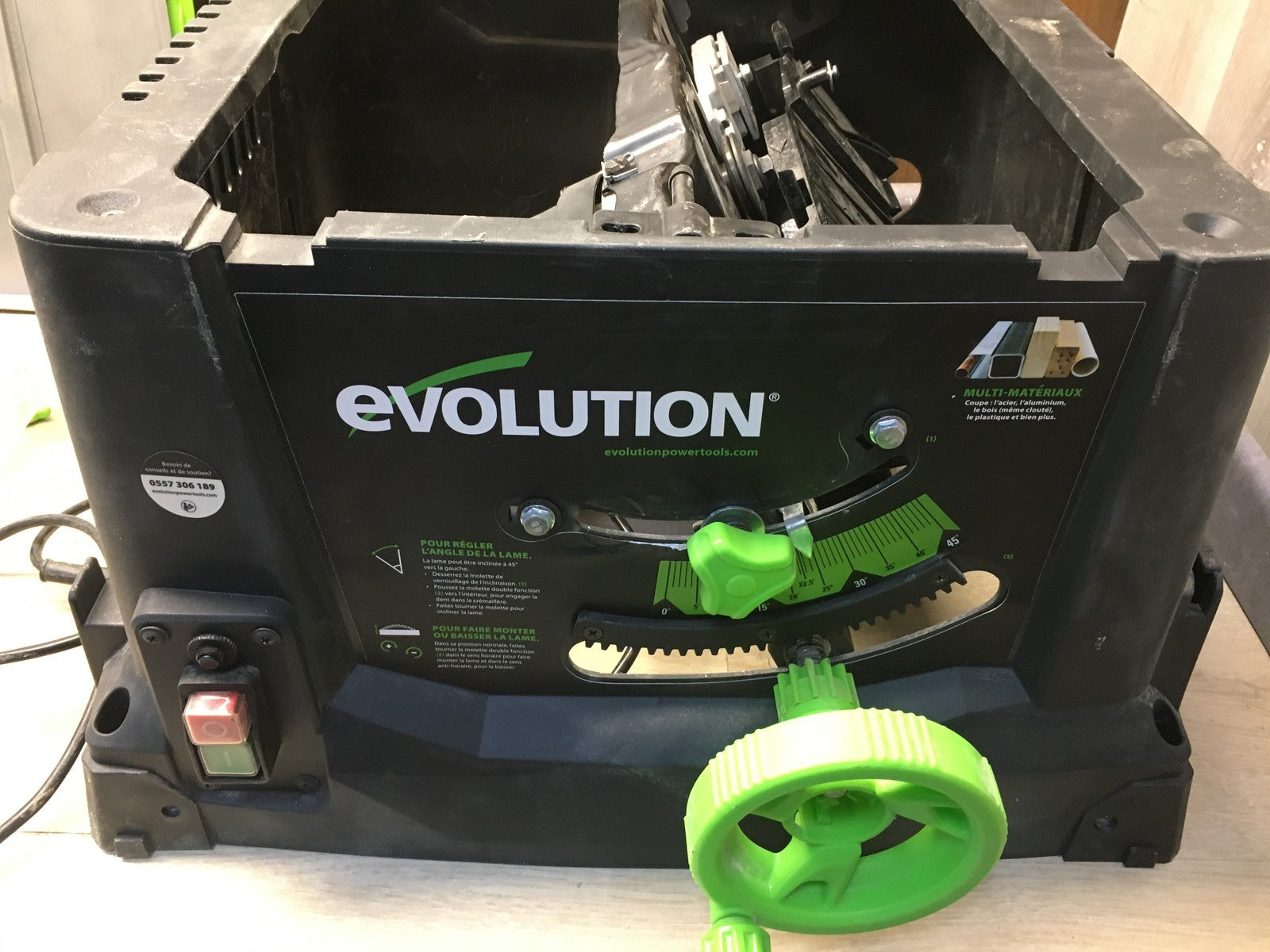 Evolution FURY5-S Tischkreissäge Tischsäge 230 V 255 mm, I37011