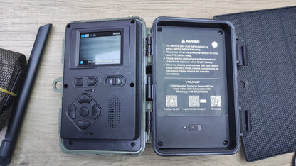 WOLFANG 4G/LTE Wildkamera Solar WT07, 2K 48MP Live Übertragung, I41055