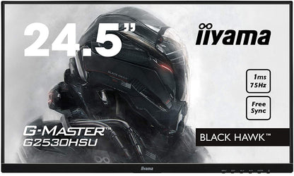iiyama G-MASTER Black Hawk G2530HSU-B1 Gaming Monitor 24,5" FHD AMD FreeSync 1ms