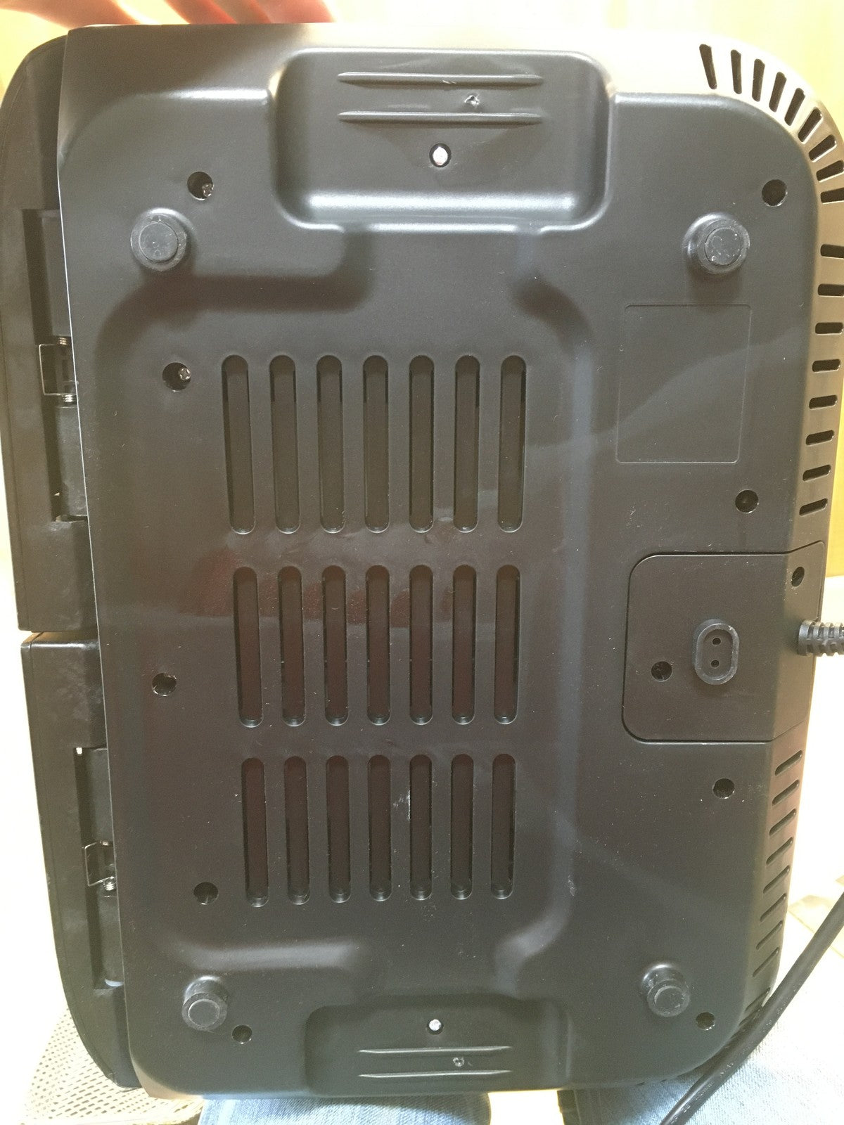Tower Vizion Heißluftfritteuse mit 2 Kammern T17102VDE, 11L, Schwarz, I39343