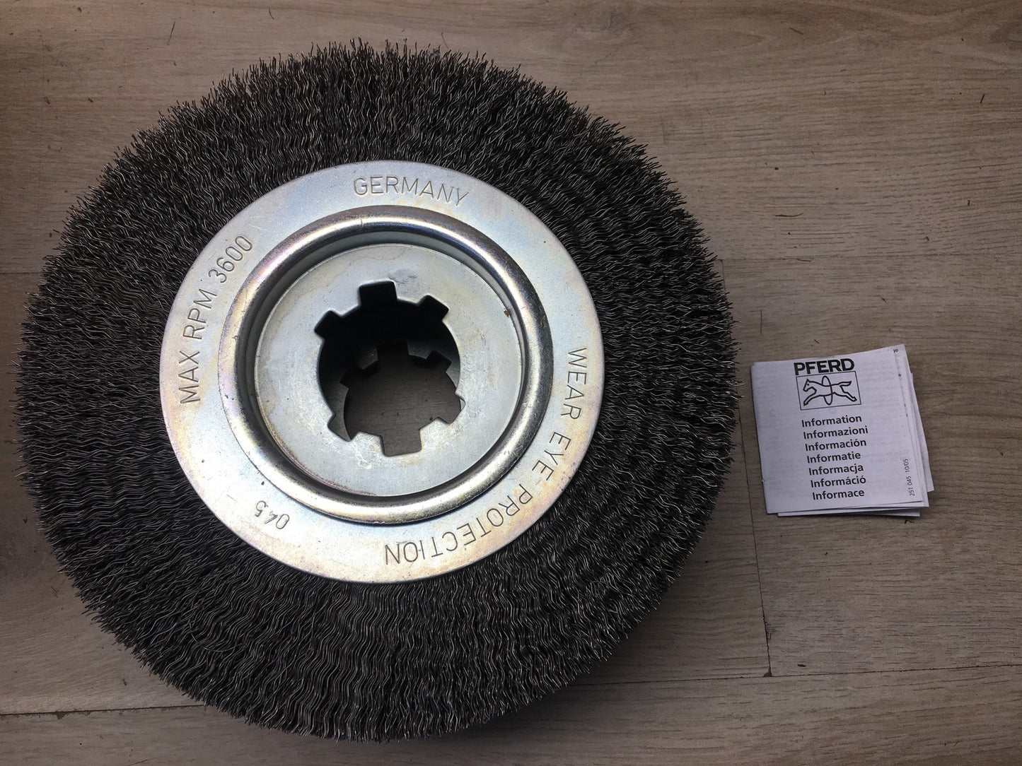 Pferd 43506821 Bürste RBU 250100/50,8 ST 0,50 SG, I36789