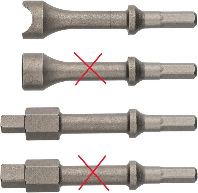 Hazet 9035V/4 Ersatz-Vibrationsmeißel, I37332