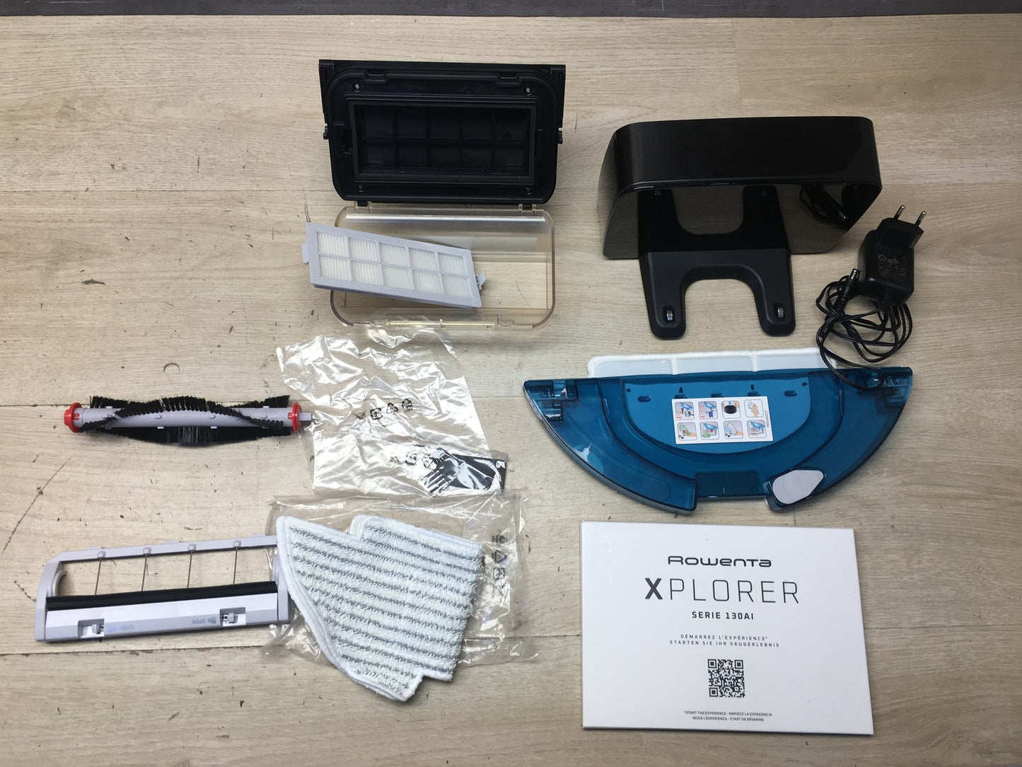 Rowenta X-Plorer Serie 130 AI Saugroboter mit Wischfunktion RR9065WH, I37840