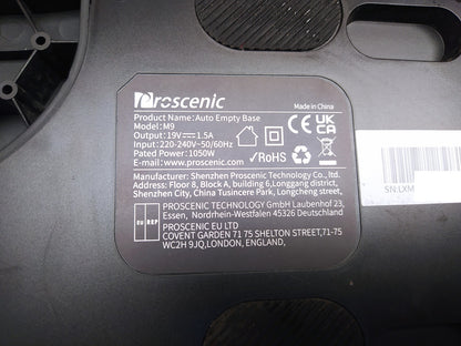 Proscenic M9 Saugroboter mit Wischfunktion, Absaugstation, I36431