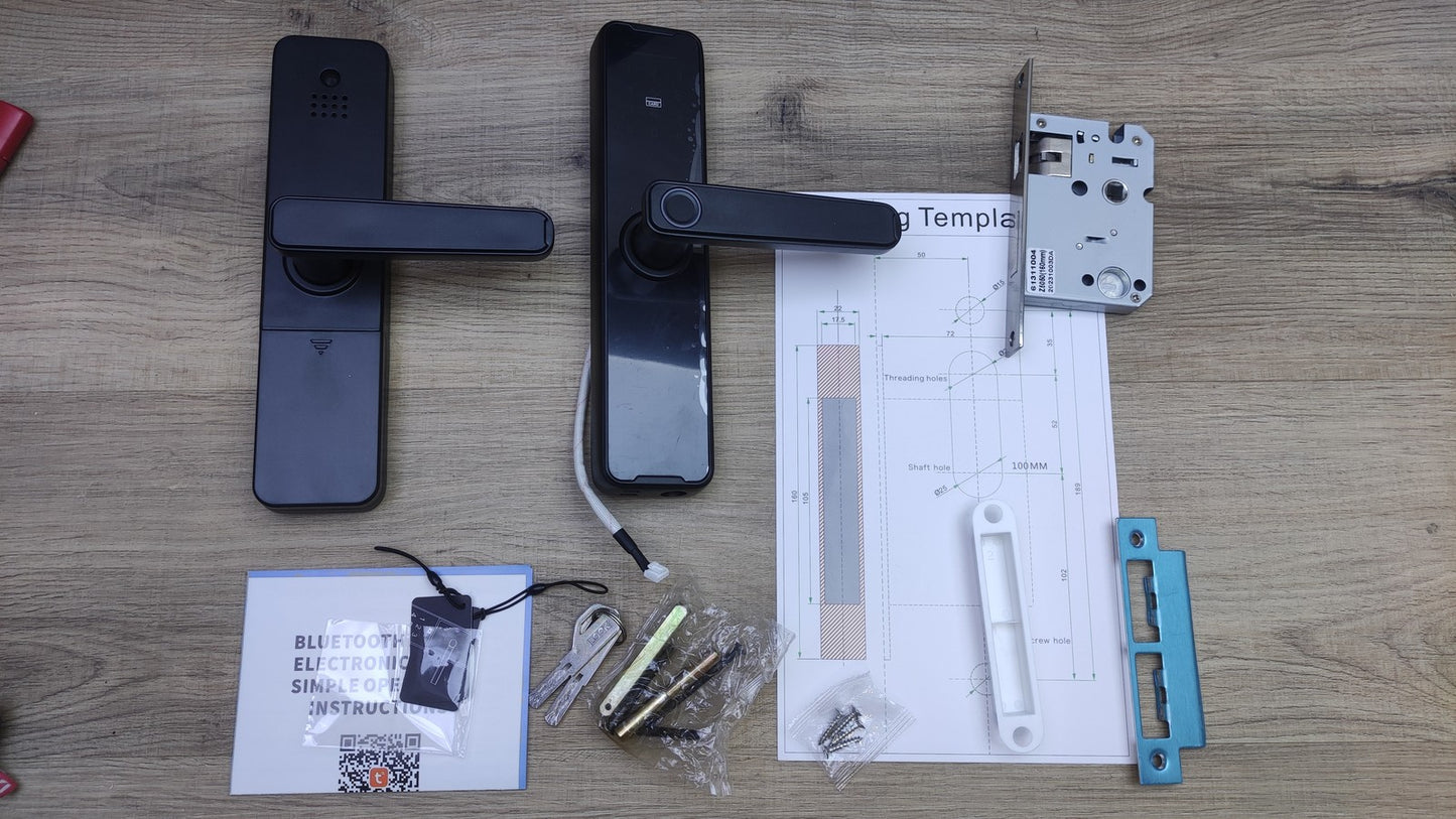 Rawrr ‎Smart Türschloss mit Fingerabdruck, I34849