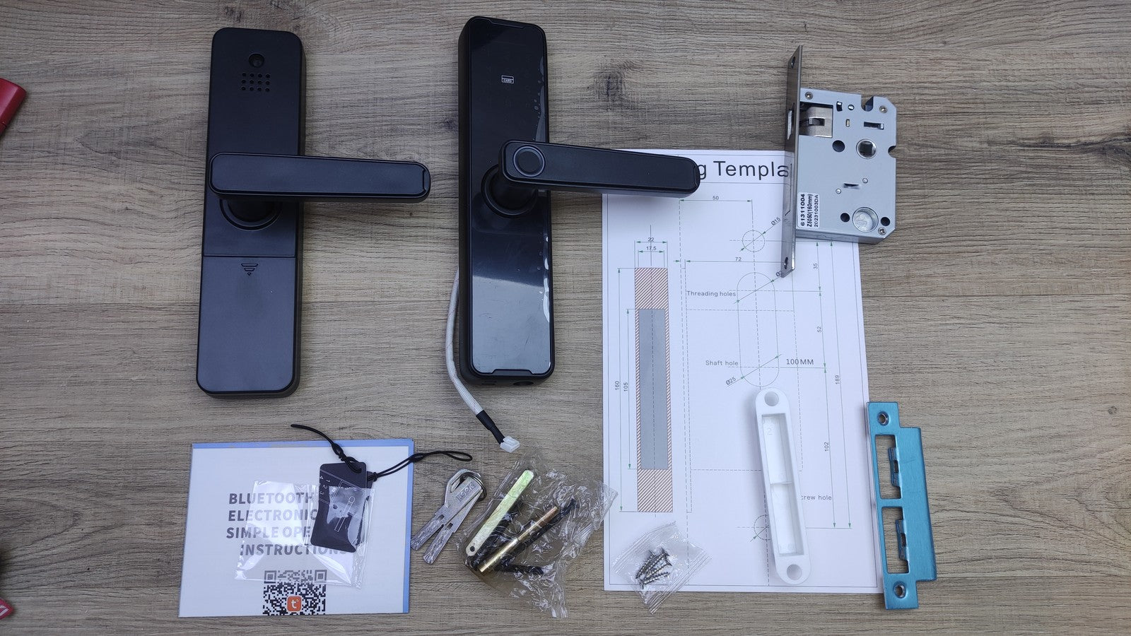 Rawrr ‎Smart Türschloss mit Fingerabdruck, I34849
