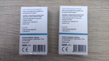Atlantic's TE-443R Multifunktionsfernbedienung 4 Funktionen, 2 St. I36878