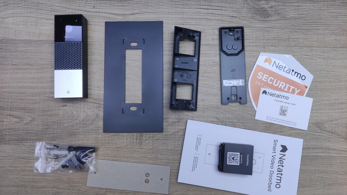Netatmo Smarte Video-Türklingel mit Kamera, WLAN, 2-Wege-Audio, I34798