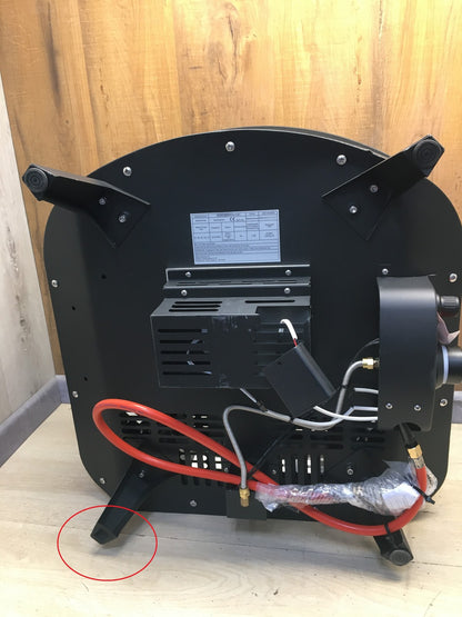 cozze 17" Pizzaofen mit rotierendem Pizzastein ‎90427, 6,0 kW Gasofen, I39024