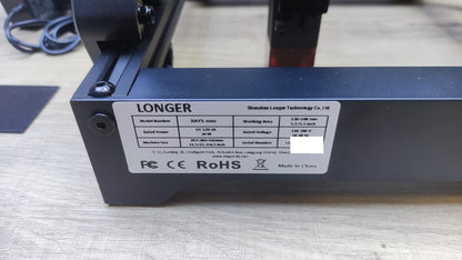 LONGER Ray5 mini Lasergraviermaschine, 2,5 W Laserleistung, I37201