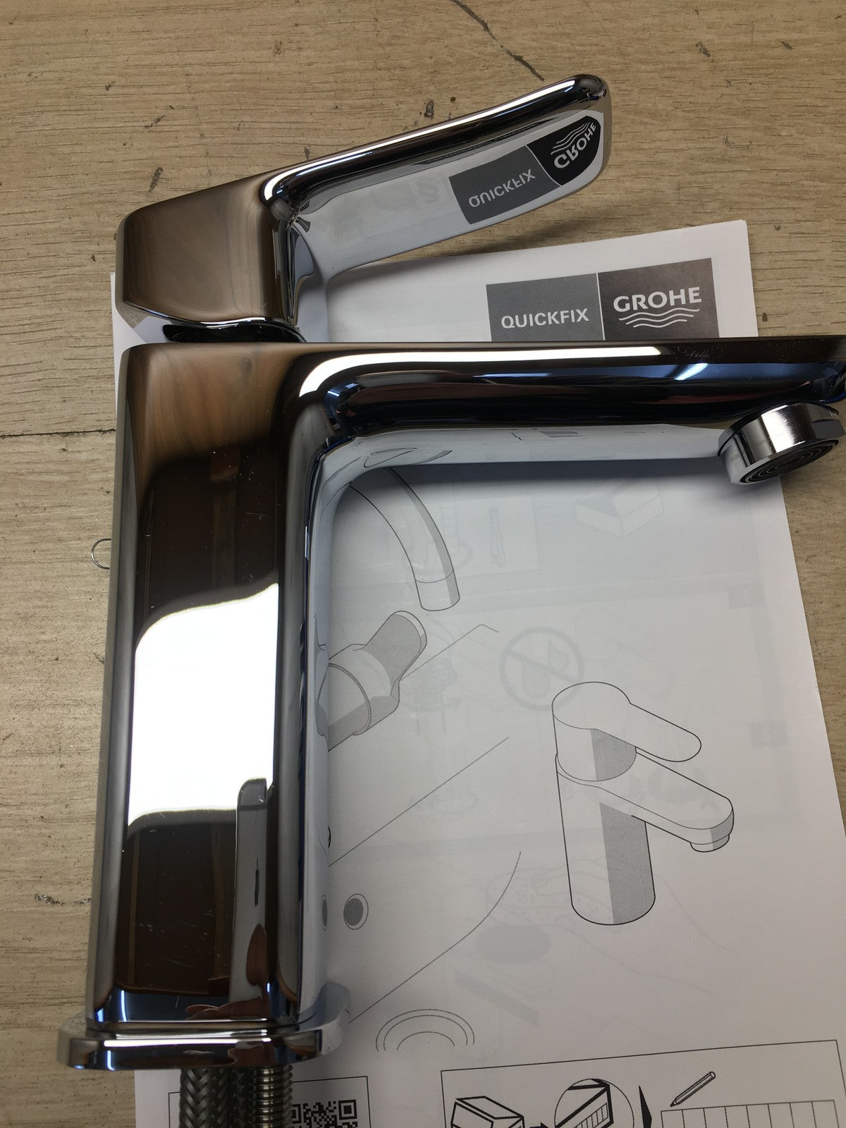 GROHE Dice energiesparende Waschtischarmatur 1018360000, Wasserhahn, I37035