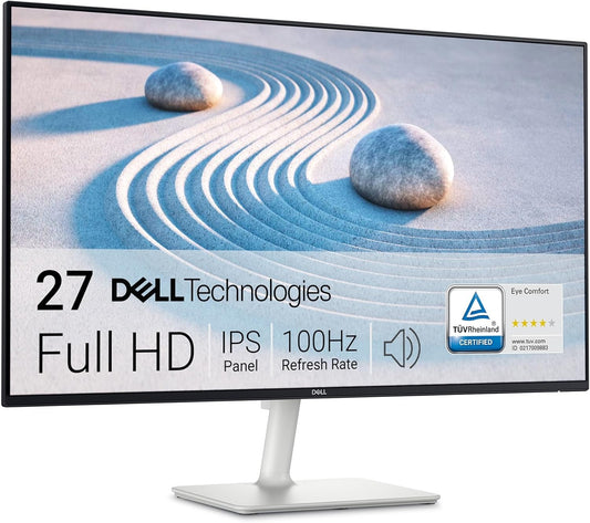 Dell S2725H Monitor 27" FHD 1920x1080 IPS HDMI 100Hz 4ms Lautsprecher Weiß