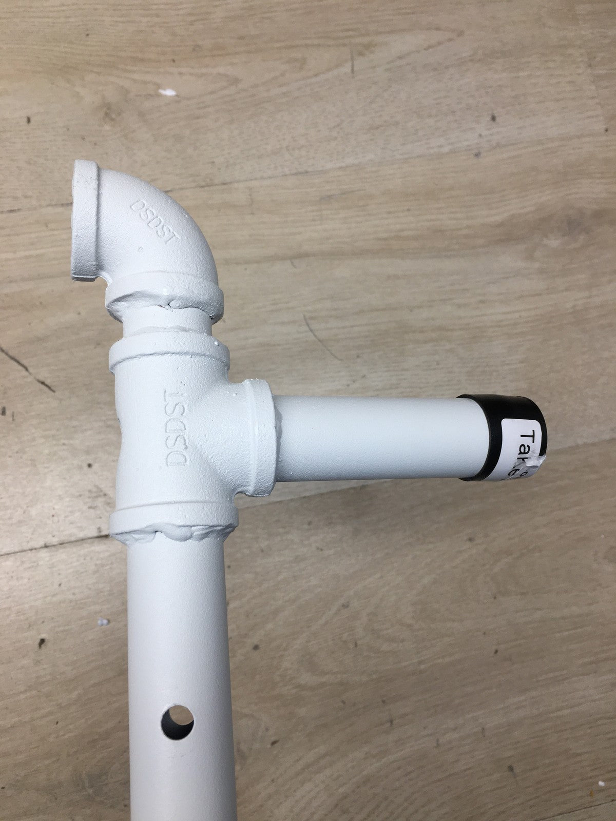 SONGMICS HSR060W01 Kleiderständer, mit 2 Kleiderstangen, Rollen, I36975