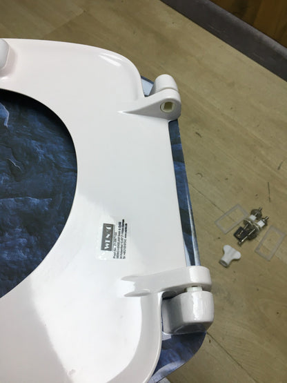 WENKO WC-Sitz Slate Rock, antibakteriell, mit Easy-Close Absenkautomatik, I35718