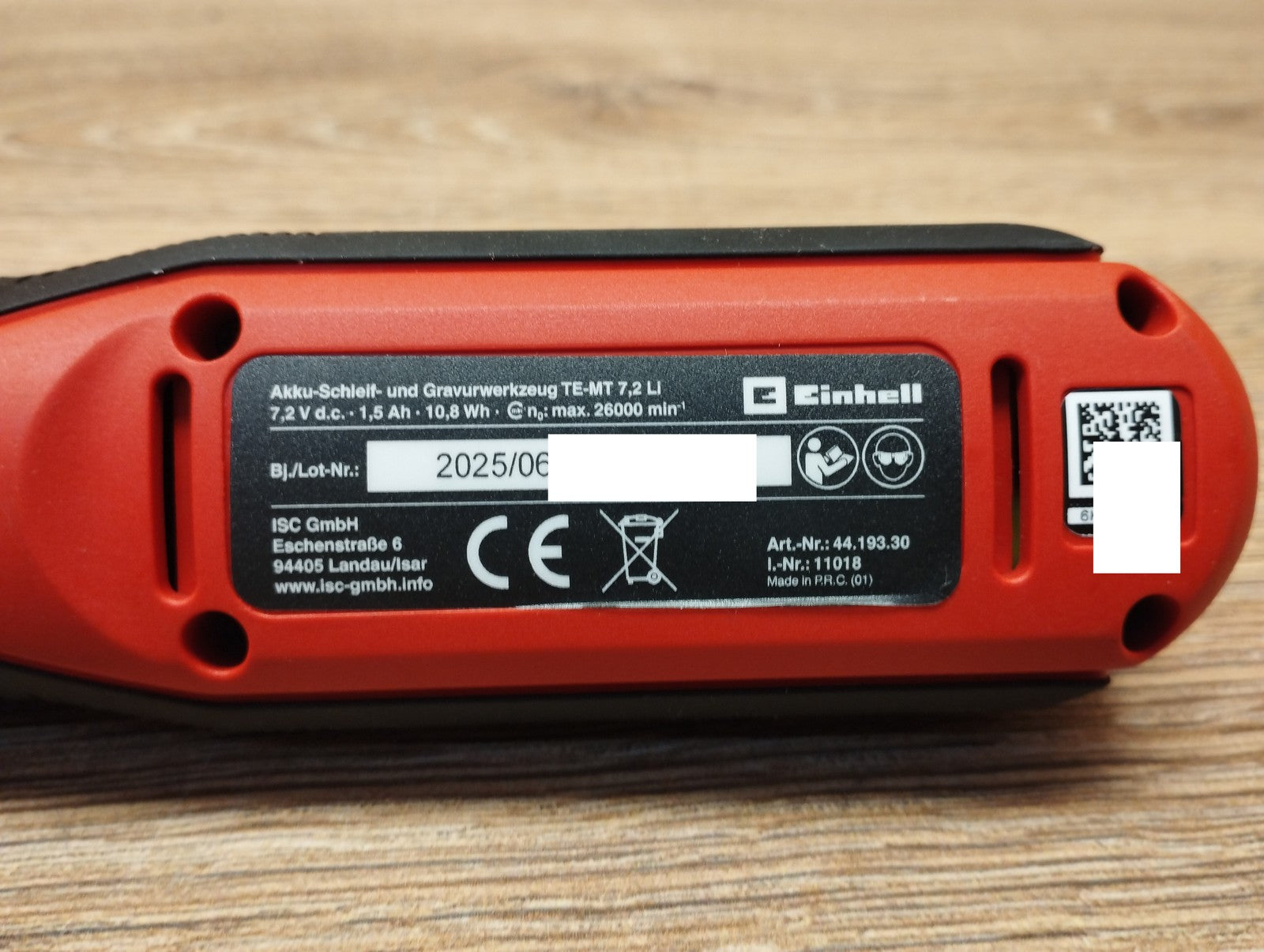 Einhell Akku-Schleif-/Gravur-Werkzeug TE-MT 7,2 Li (4419330), I40013