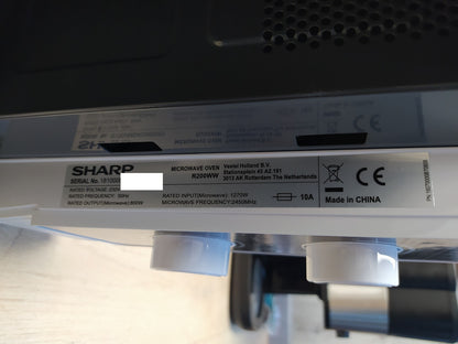 Sharp R200WW Mikrowelle, 20 L, 800 W, 5 Leistungsstufen, I35875
