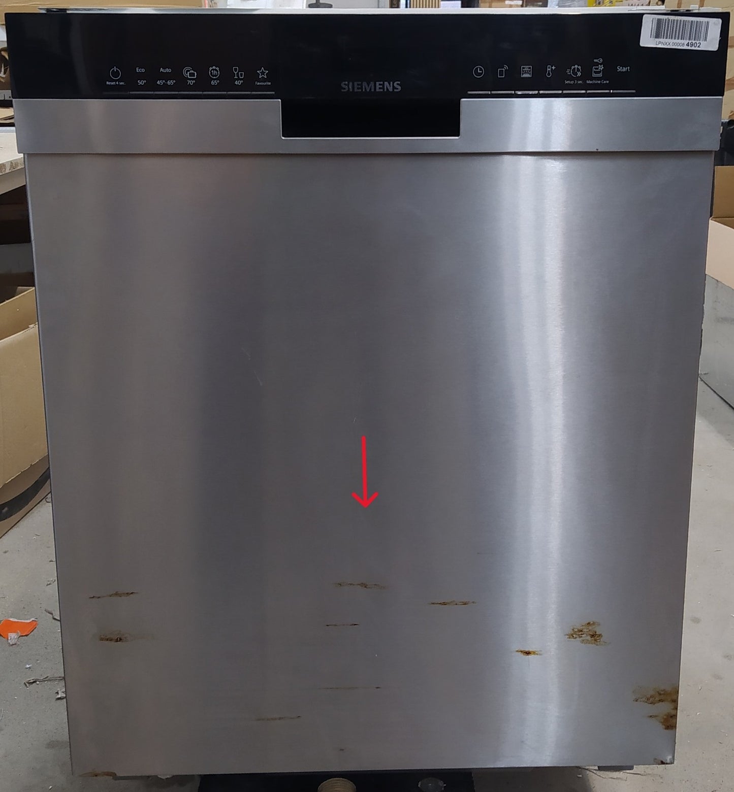 Siemens SN43HS41TE Unterbau-Geschirrspüler Edelstahl EEK: E I34769