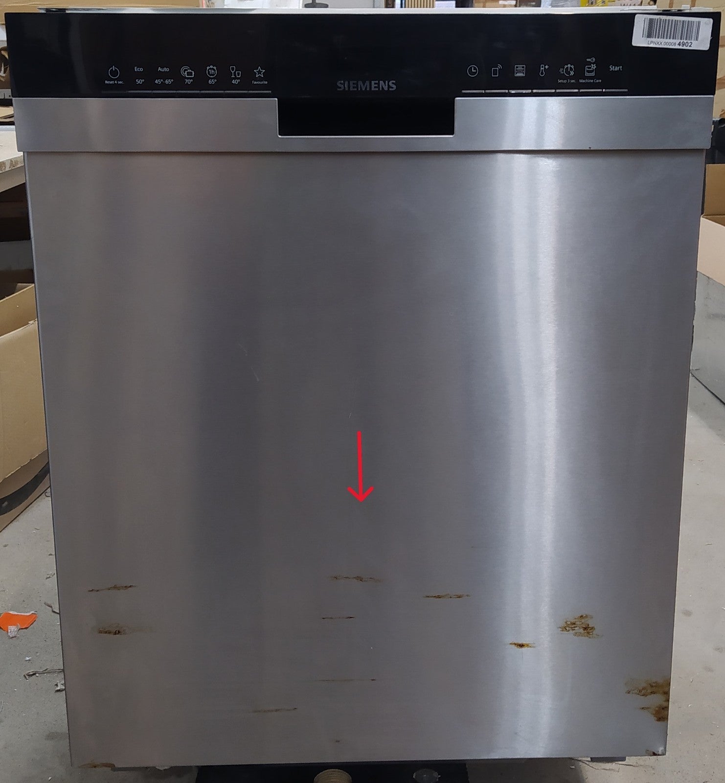 Siemens SN43HS41TE Unterbau-Geschirrspüler Edelstahl EEK: E I34769