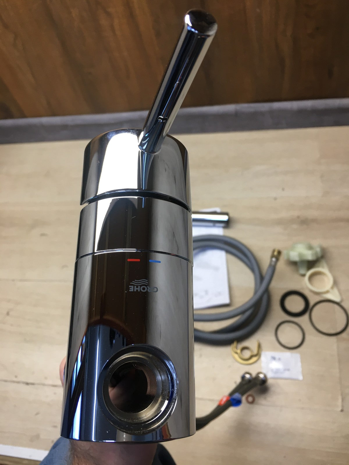Grohe 32168000 Minta Küchenarmatur mit herausziehbarem Auslauf Wasserhahn I37896