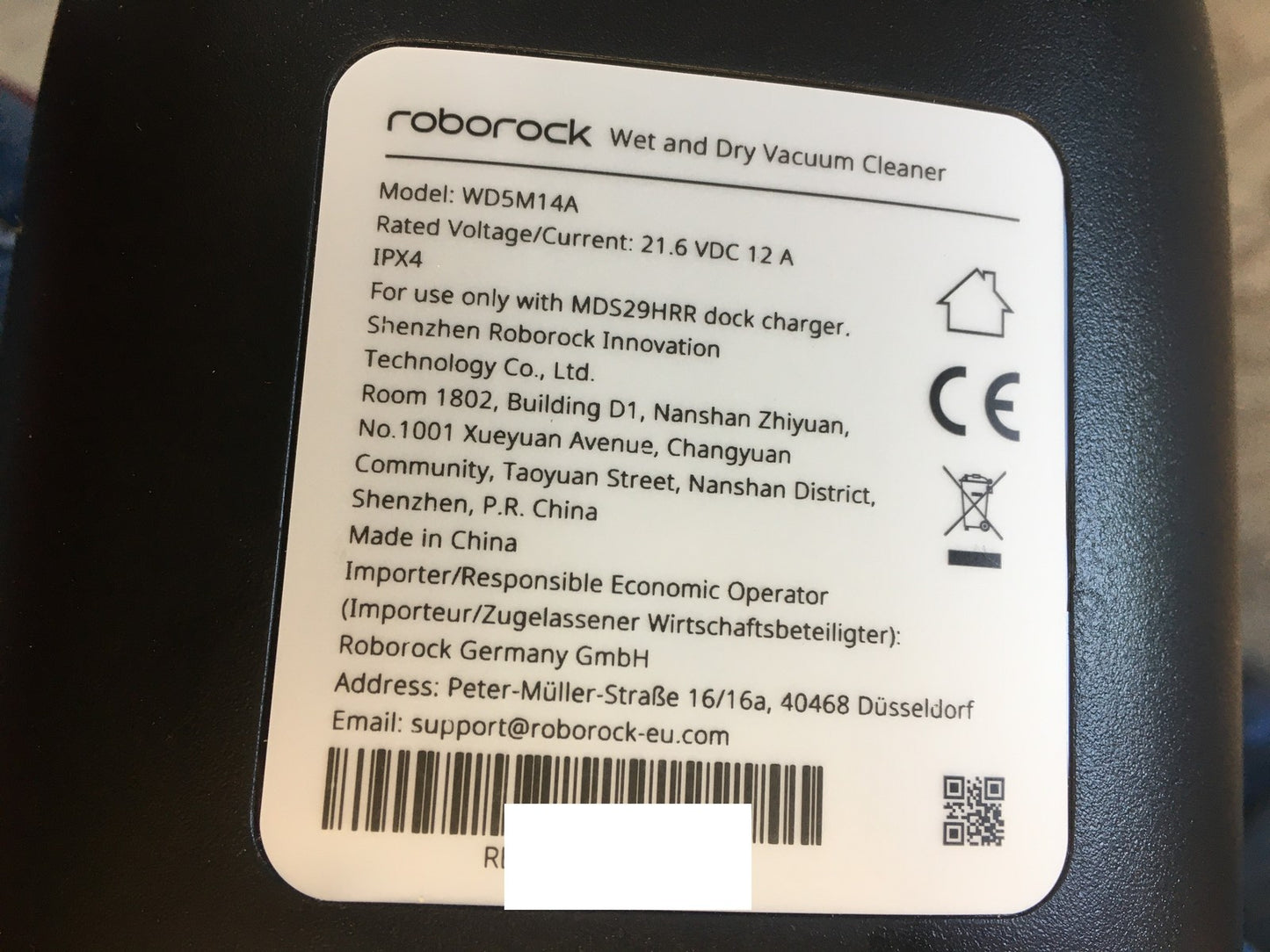 roborock F25 ACE Pro Nass-/Trockensauger WD5M14A, 25000Pa, I39458