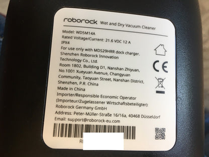 roborock F25 ACE Pro Nass-/Trockensauger WD5M14A, 25000Pa, I39458