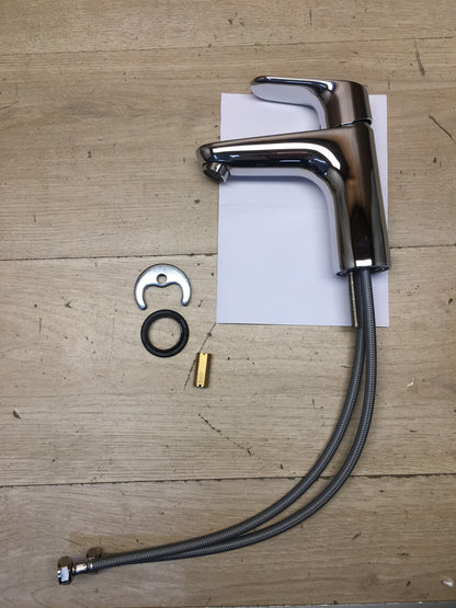 Hansgrohe 31517000 Focus Einhebel-Waschtischmischer, 100mm, Wasserhahn, I40914