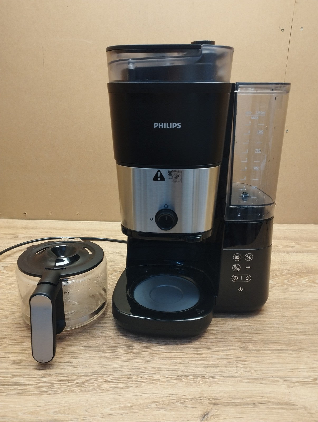 Philips HD7900/50 Filterkaffeemaschine, 1,25-L-Glaskanne, I39653