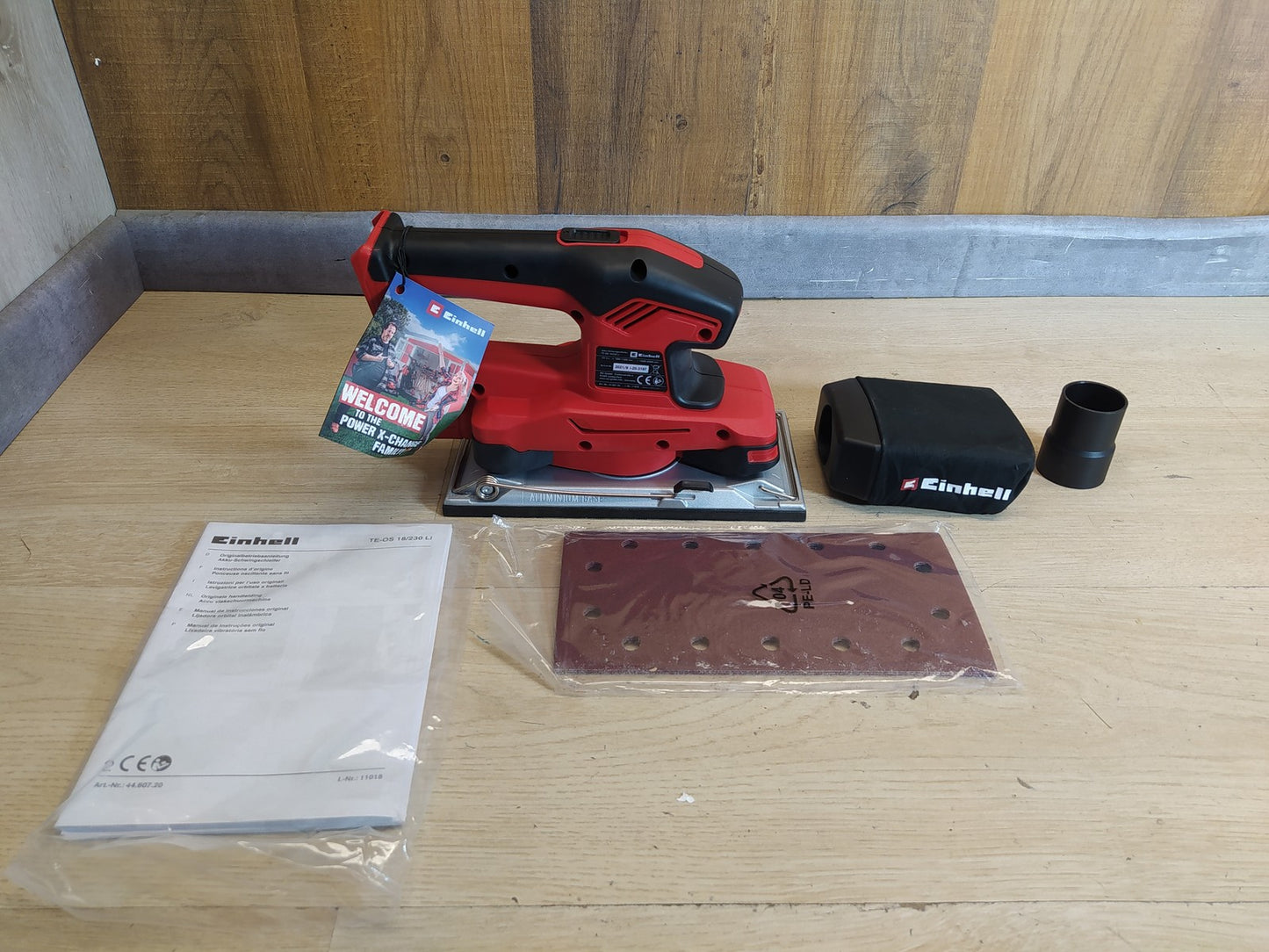 Einhell Akku-Schwingschleifer TE-OS 18/230 Li Solo, I37454