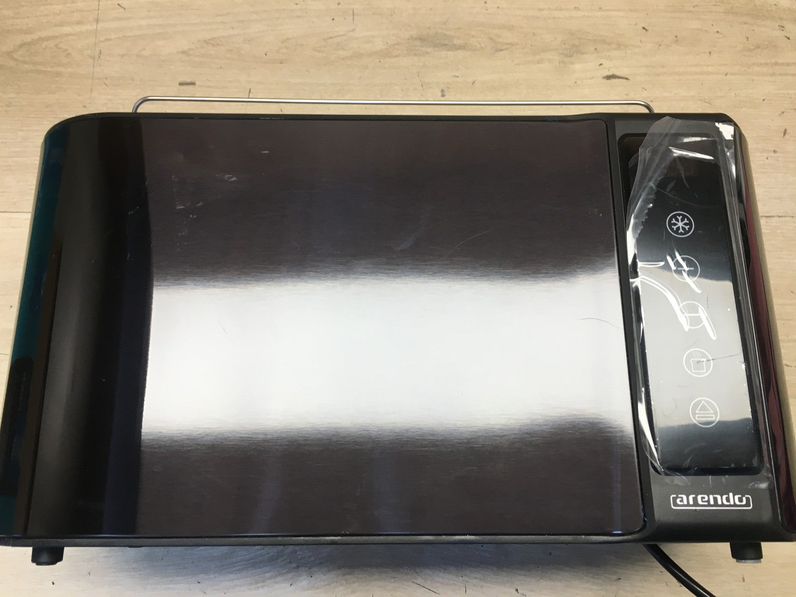 Arendo 307005 Toaster, schwarz, I39410