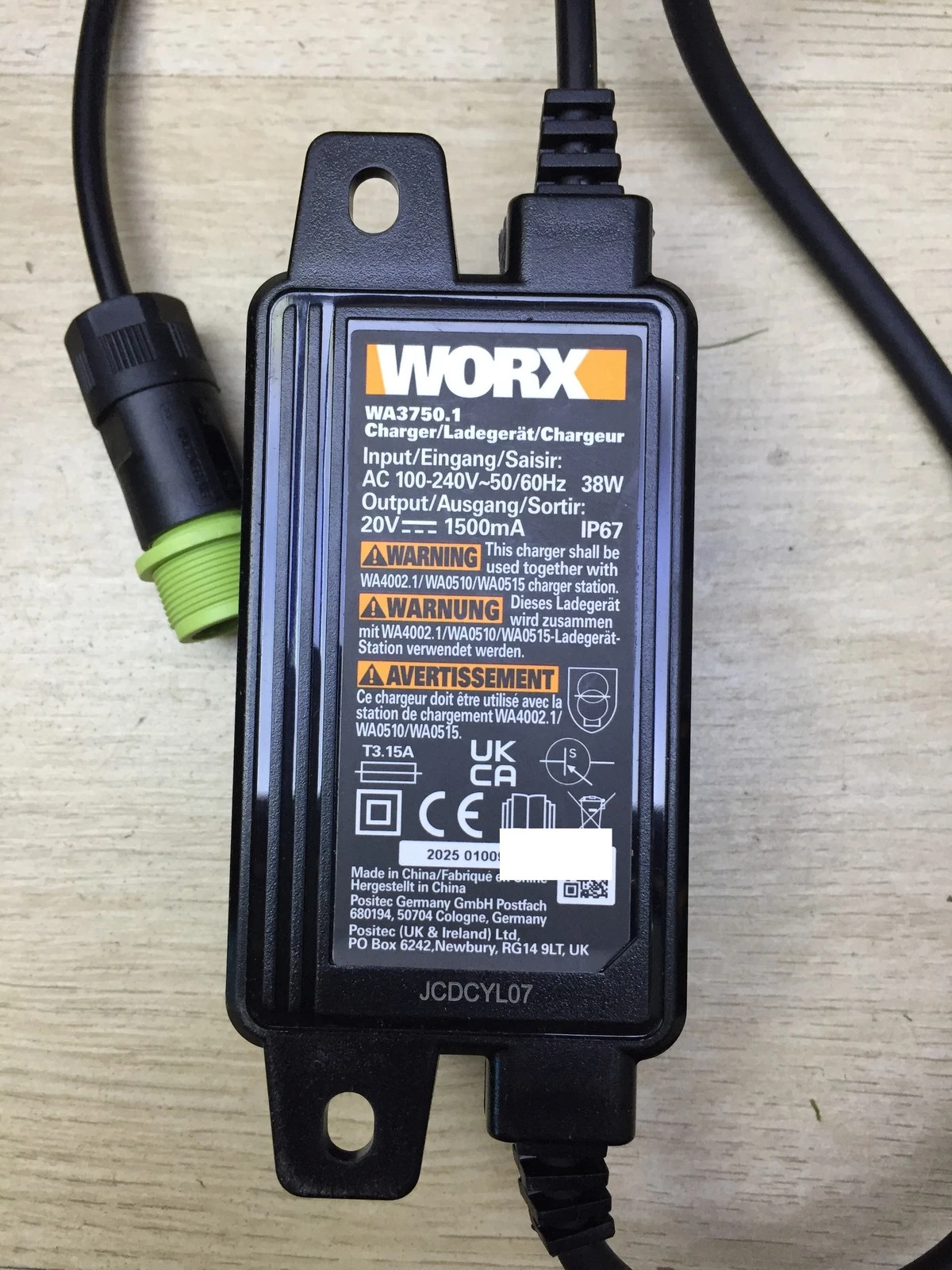 WORX Landroid Vision M550 Mähroboter ohne Begrenzungskabel WR205E I33603