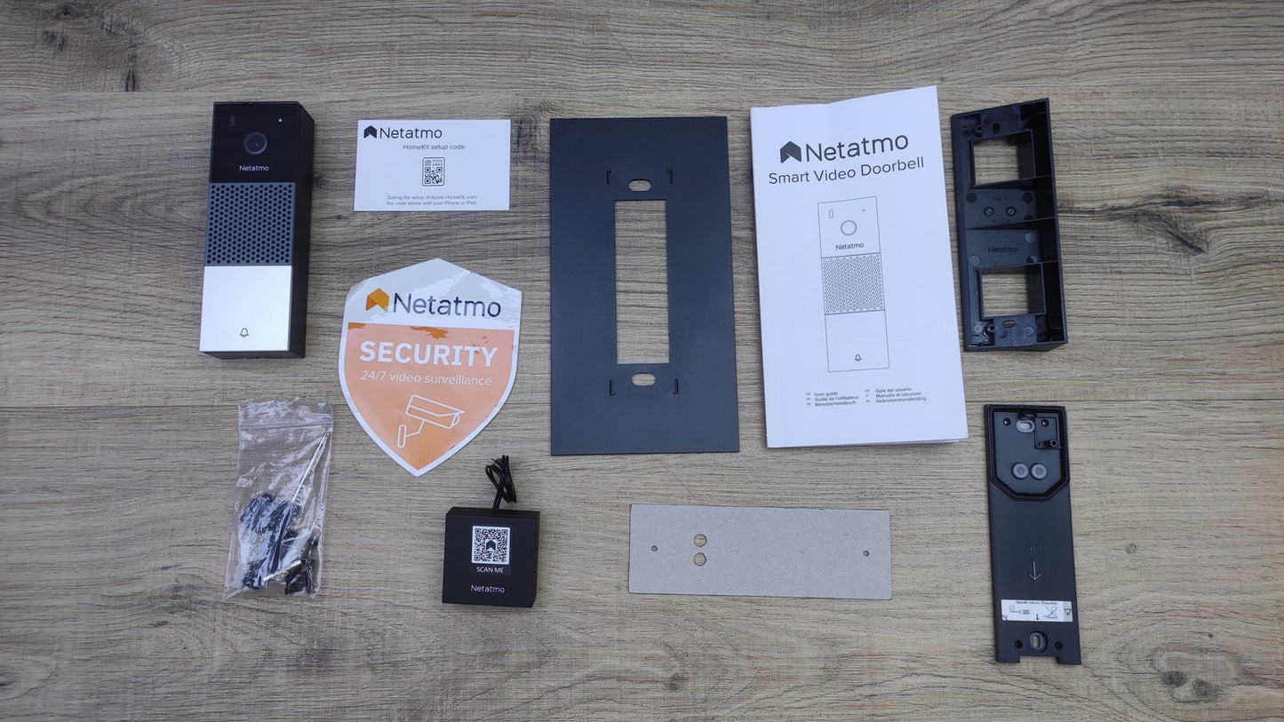 Netatmo Smarte Video-Türklingel mit Kamera, WLAN, 2-Wege-Audio, I34607