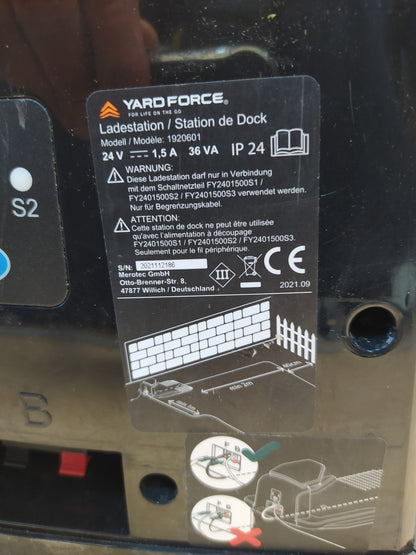 Yard Force FORCE Mähroboter COMPACT 300RBS bis zu 300 qm, I38986