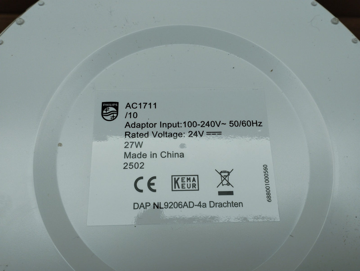 Philips AC1711/10 Luftreiniger Smart 1000 Serie, Räume bis zu 78 m², I39548