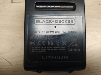 Black+Decker Akku-Bohrschrauber BCD001C1, inkl. Ladegerät und Akku, I37845