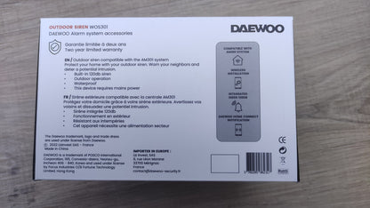Daewoo WOS301 Außensirene, kabelgebunden, I35244