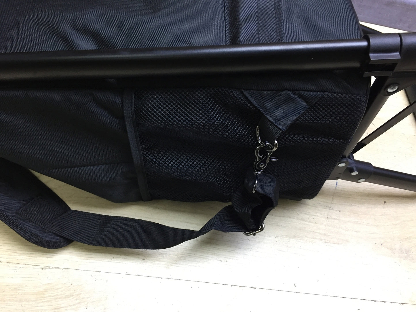 Meister Einkaufstrolley & -rucksack 45 L (6816850), Black Edition, I32380